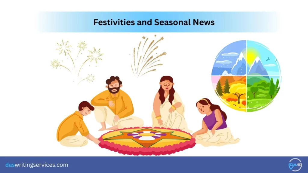 Festivities and Seasonal News content