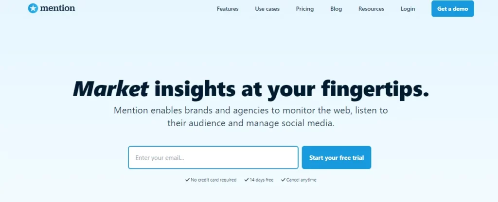 Mention as one of the best content marketing platform
