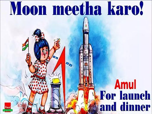 amul social media post writing example